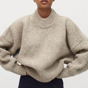 Babaa Jumper No15 in Mist 100% eco wool